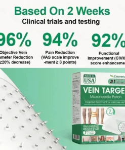 𝘾𝙡𝙚𝙖𝙧𝙚𝙣𝙖® VeinTarget Microneedle Patch