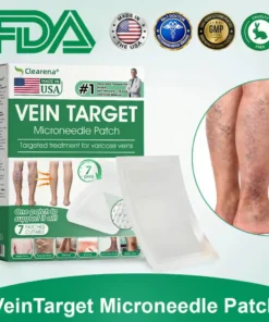 Clearena® VeinTarget Microneedle Patch Once Daily, Visible Results in 7 Days