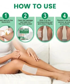 Clearena® VeinTarget Microneedle Patch Once Daily, Visible Results in 7 Days