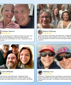 𝐂𝐥𝐞𝐚𝐫𝐞𝐧𝐚® Tideglusib Fast‑Dissolving Tooth & Gum Repair Oral Strips