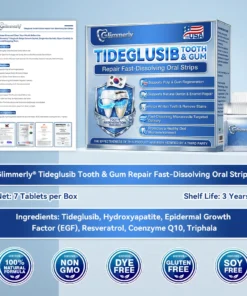 𝐂𝐥𝐞𝐚𝐫𝐞𝐧𝐚® Tideglusib Fast‑Dissolving Tooth & Gum Repair Oral Strips