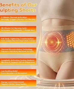𝐂𝐥𝐞𝐚𝐫𝐞𝐧𝐚® 6-In-1 Micro-Particle Sculpting & Fat-Burn Shorts — With Berberine · Moringa · EGCG × NAD+
