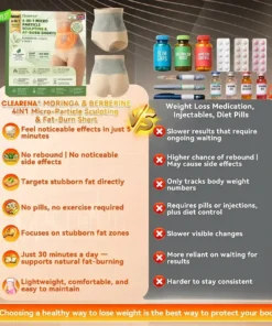 𝐂𝐥𝐞𝐚𝐫𝐞𝐧𝐚® 6-In-1 Micro-Particle Sculpting & Fat-Burn Shorts — With Berberine · Moringa · EGCG × NAD+