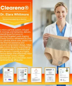 𝐂𝐥𝐞𝐚𝐫𝐞𝐧𝐚® 6-In-1 Micro-Particle Sculpting & Fat-Burn Shorts — With Berberine · Moringa · EGCG × NAD+